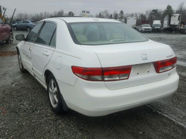 1HGCM56824A107550 - 2004 HONDA ACCORD EX WHITE photo 3