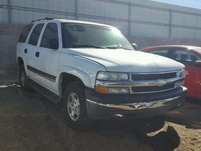 1GNEC13V04R303766 - 2004 CHEVROLET TAHOE C150 WHITE photo 1