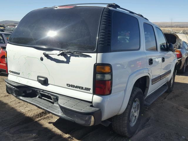 1GNEC13V04R303766 - 2004 CHEVROLET TAHOE C150 WHITE photo 4