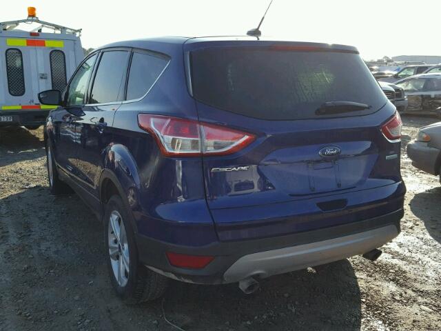 1FMCU0GX2GUB16741 - 2016 FORD ESCAPE SE BLUE photo 3