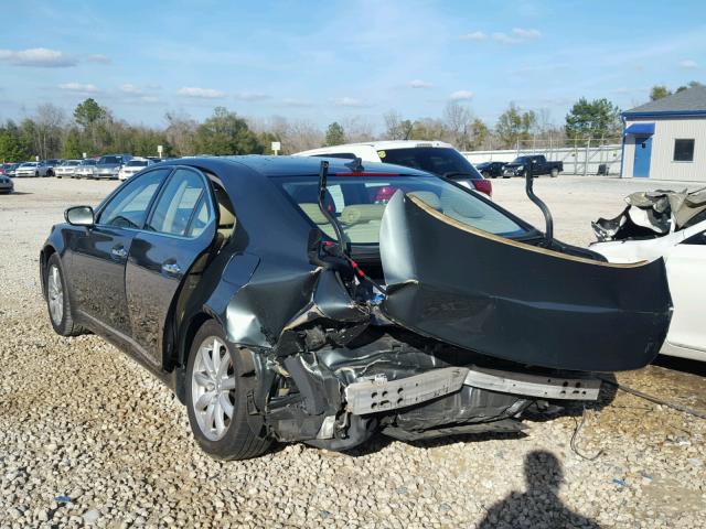 JTHBL46F675039769 - 2007 LEXUS LS 460 GREEN photo 3