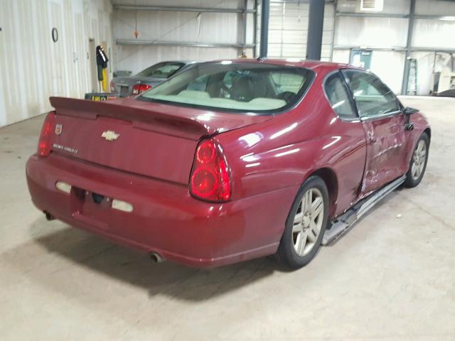 2G1WK161469416120 - 2006 CHEVROLET MONTE CARL 栗色 照片 4