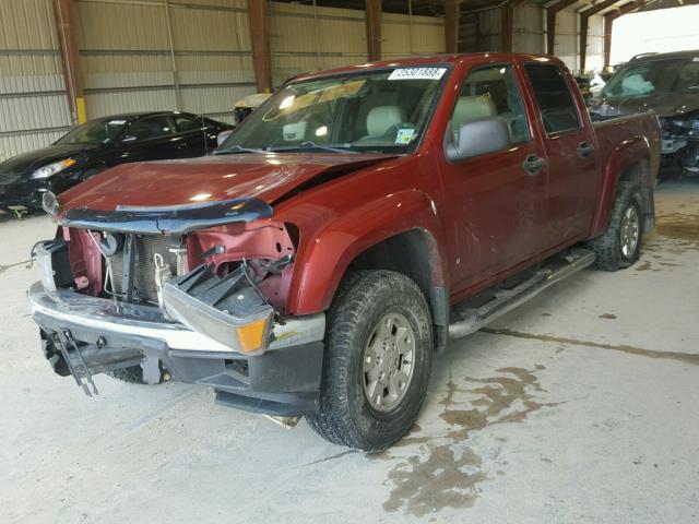 1GCDT136968224246 - 2006 CHEVROLET COLORADO RED photo 2