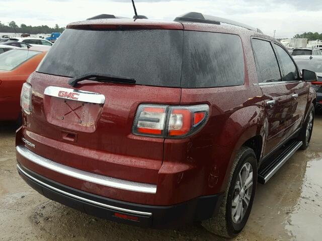 1GKKRSKD8GJ196904 - 2016 GMC ACADIA SLT წითელი ფოტო 4