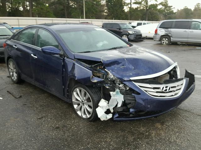 5NPEC4AC4BH036471 - 2011 HYUNDAI SONATA SE BLUE photo 1