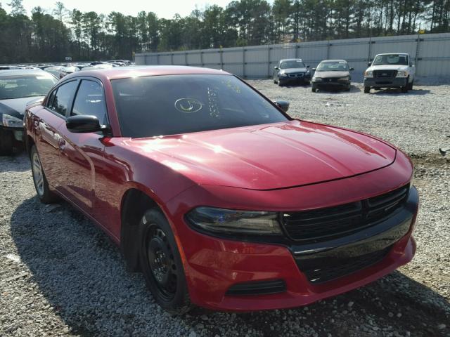 2C3CDXBG9GH246821 - 2016 DODGE CHARGER SE RED photo 1