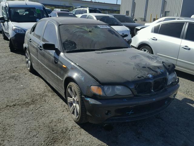 WBAAZ33443KP80536 - 2003 BMW 325 I BLACK photo 1