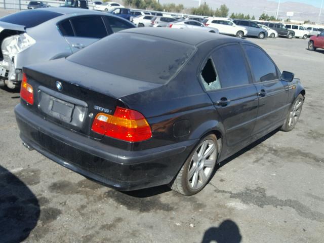 WBAAZ33443KP80536 - 2003 BMW 325 I BLACK photo 4