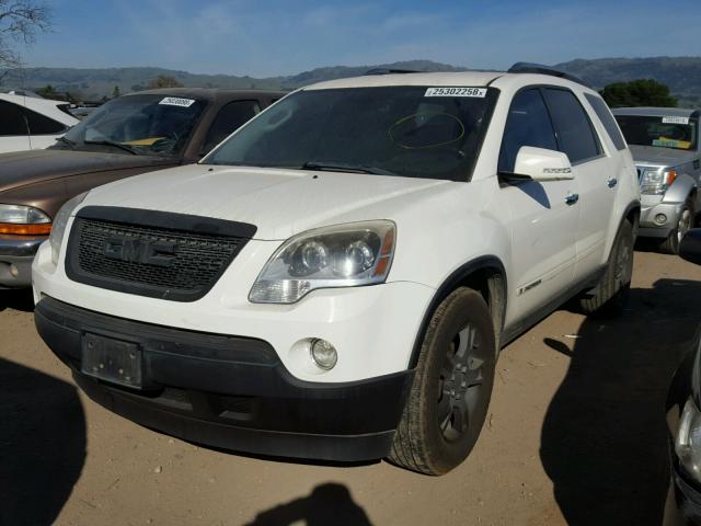 1GKER23728J118724 - 2008 GMC ACADIA SLT თეთრი ფოტო 2