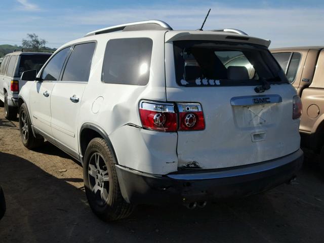 1GKER23728J118724 - 2008 GMC ACADIA SLT თეთრი ფოტო 3