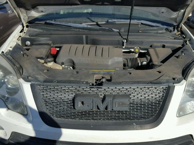 1GKER23728J118724 - 2008 GMC ACADIA SLT თეთრი ფოტო 7
