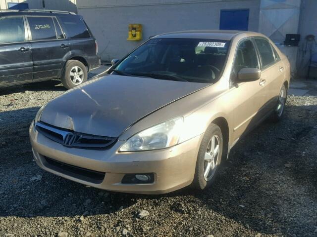 1HGCM56425A153135 - 2005 HONDA ACCORD LX GOLD photo 2