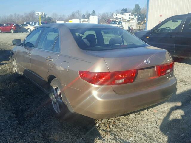 1HGCM56425A153135 - 2005 HONDA ACCORD LX GOLD photo 3