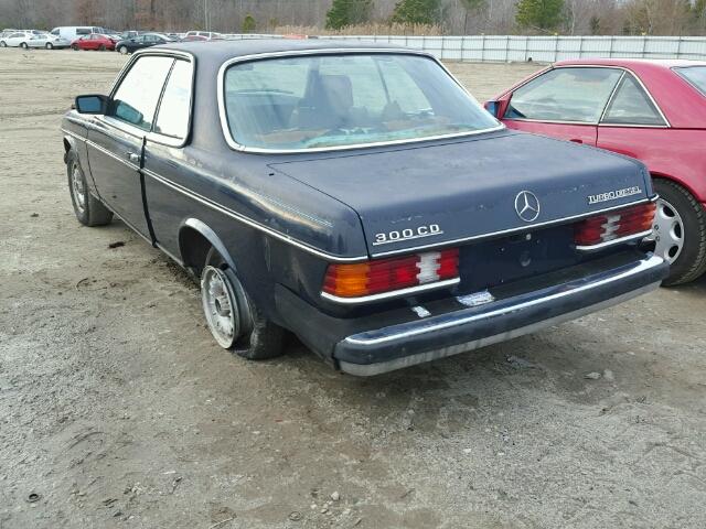 WDBAB53A6FA272814 - 1985 MERCEDES-BENZ 300 CDT BLUE photo 3