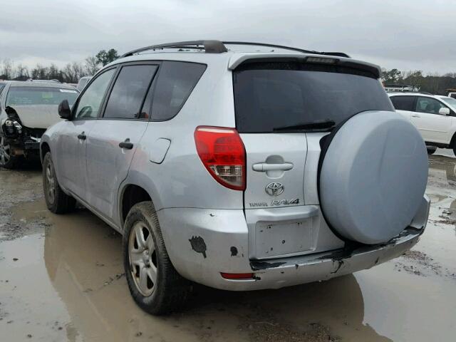 JTMBD33V976036055 - 2007 TOYOTA RAV4 SILVER photo 3