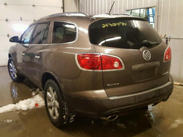 5GAER23728J108241 - 2008 BUICK ENCLAVE CX BROWN photo 3