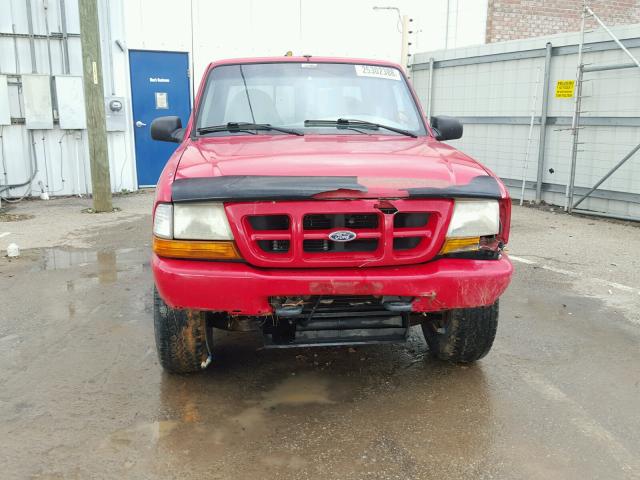 1FTZR15XXXPA11288 - 1999 FORD RANGER SUP RED photo 10