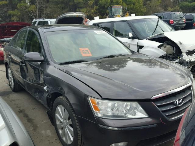 5NPEU46C29H546057 - 2009 HYUNDAI SONATA SE BROWN photo 1