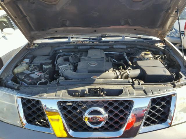 5N1AR18U17C629827 - 2007 NISSAN PATHFINDER GOLD photo 7