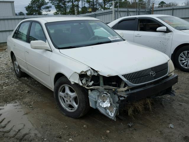 4T1BF28B9YU031322 - 2000 TOYOTA AVALON XL WHITE photo 1