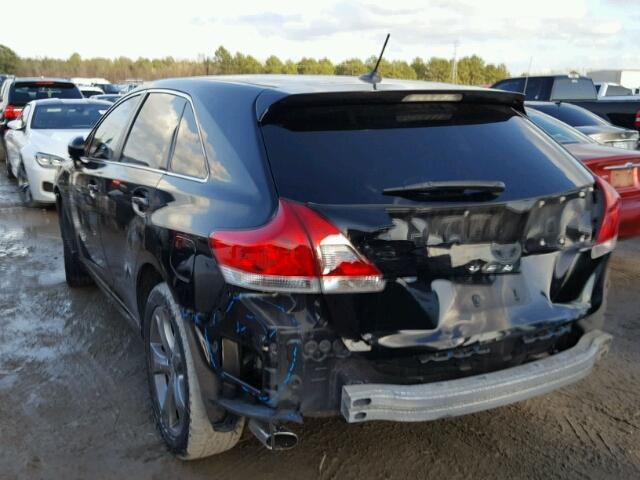 4T3ZK3BB6AU022101 - 2010 TOYOTA VENZA BASE BLACK photo 3