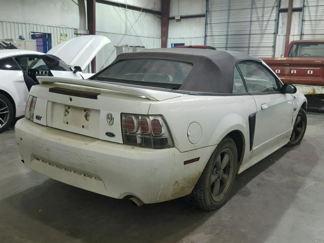 1FAFP45X8XF186175 - 1999 FORD MUSTANG GT WHITE photo 4