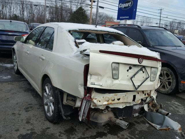 1G6DC67A970136439 - 2007 CADILLAC STS WHITE photo 3