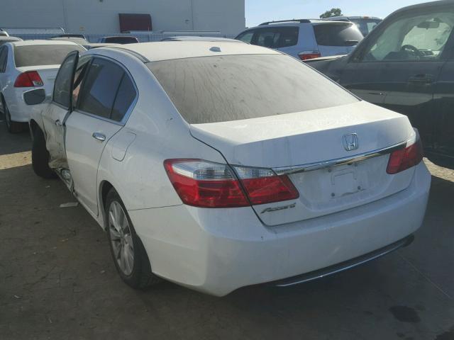 1HGCR2F82FA160834 - 2015 HONDA ACCORD EXL WHITE photo 3