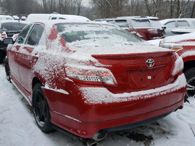 4T1BF3EK8BU658840 - 2011 TOYOTA CAMRY BASE RED photo 3