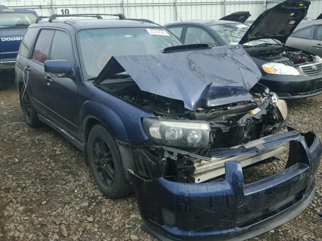 JF1SG69686G716469 - 2006 SUBARU FORESTER 2 BLUE photo 1