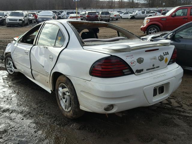 1G2NE52FX3C143230 - 2003 PONTIAC GRAND AM S WHITE photo 3