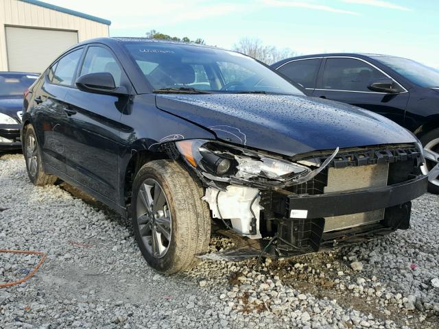 5NPD84LF5HH016050 - 2017 HYUNDAI ELANTRA SE BLACK photo 1