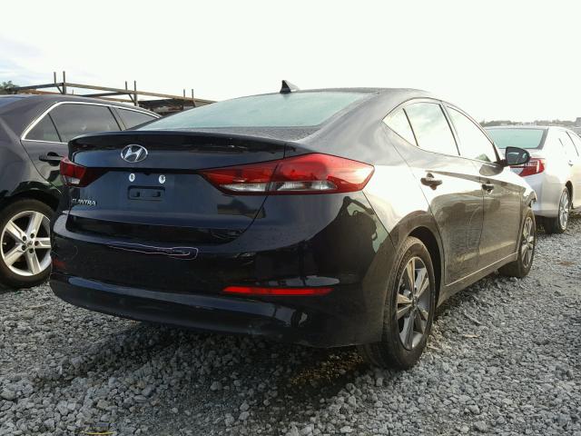 5NPD84LF5HH016050 - 2017 HYUNDAI ELANTRA SE BLACK photo 4