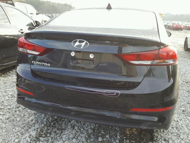 5NPD84LF5HH016050 - 2017 HYUNDAI ELANTRA SE BLACK photo 9