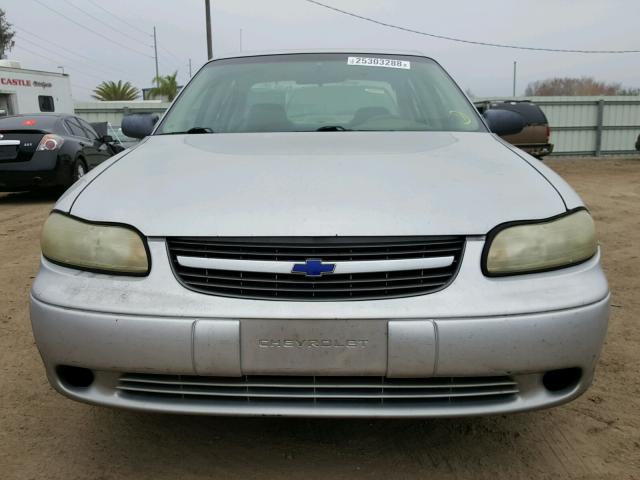 1G1ND52J516209433 - 2001 CHEVROLET MALIBU SILVER photo 9