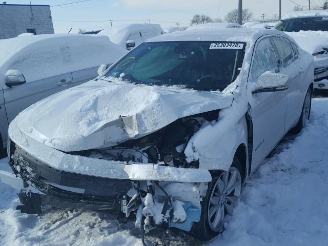 2G1105SA0H9188150 - 2017 CHEVROLET IMPALA LT WHITE photo 2