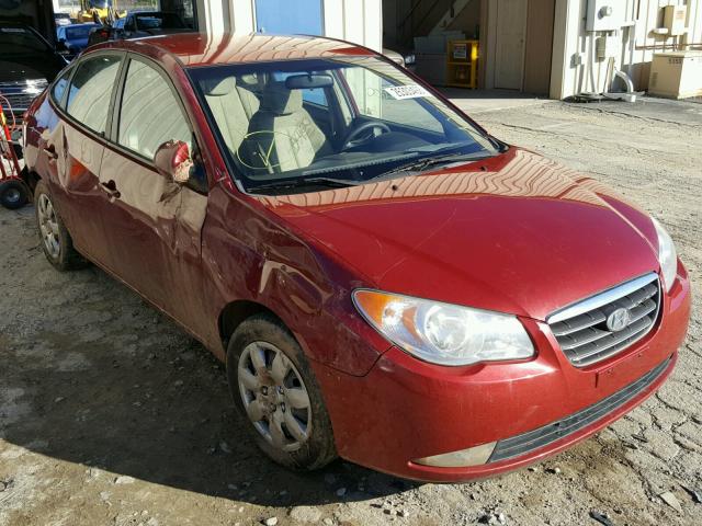 KMHDU46D38U313213 - 2008 HYUNDAI ELANTRA GL RED photo 1