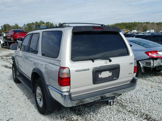 JT3GN86R1Y0166628 - 2000 TOYOTA 4RUNNER SR SILVER photo 3