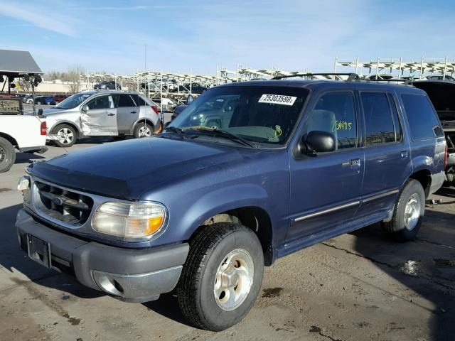 1FMZU73X4YZC17471 - 2000 FORD EXPLORER X BLUE photo 2