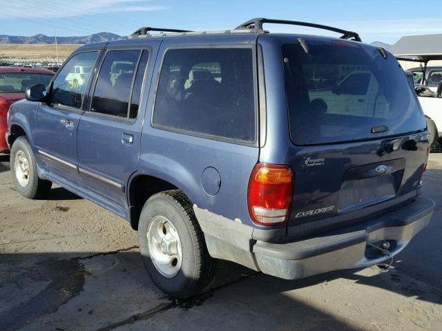 1FMZU73X4YZC17471 - 2000 FORD EXPLORER X BLUE photo 3