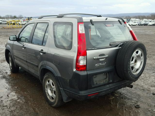 JHLRD785X5C046917 - 2005 HONDA CR-V LX SILVER photo 3