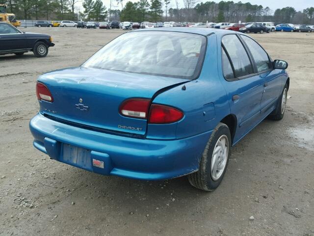 1G1JC5249T7190328 - 1996 CHEVROLET CAVALIER GREEN photo 4