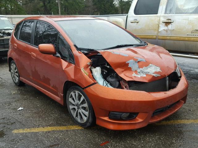 JHMGE8H59CC036737 - 2012 HONDA FIT SPORT ORANGE photo 1