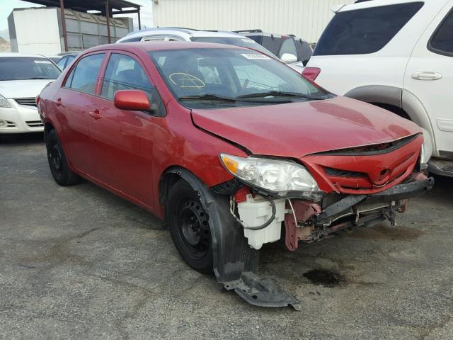 5YFBU4EE7DP169713 - 2013 TOYOTA COROLLA BA RED photo 1