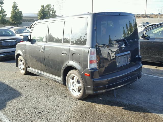 JTLKT324164117772 - 2006 TOYOTA SCION XB CHARCOAL photo 3