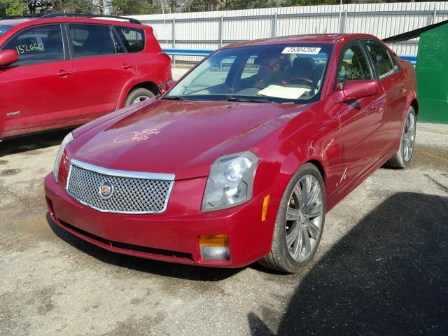 1G6DP577170113899 - 2007 CADILLAC CTS HI FEA RED photo 2