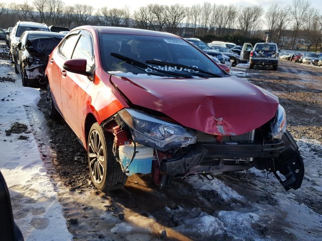 2T1BURHE9EC056517 - 2014 TOYOTA COROLLA L RED photo 1