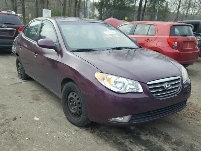 KMHDU46D19U608618 - 2009 HYUNDAI ELANTRA GL PURPLE photo 1