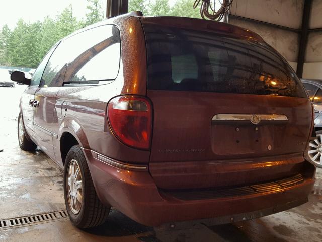 2A4GP64L57R156739 - 2007 CHRYSLER TOWN & COU BURGUNDY photo 3