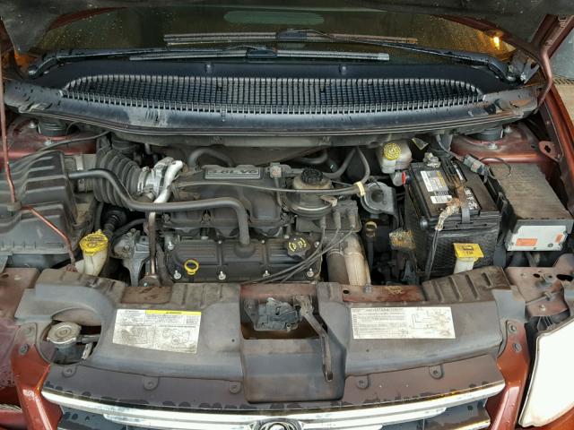 2A4GP64L57R156739 - 2007 CHRYSLER TOWN & COU BURGUNDY photo 7